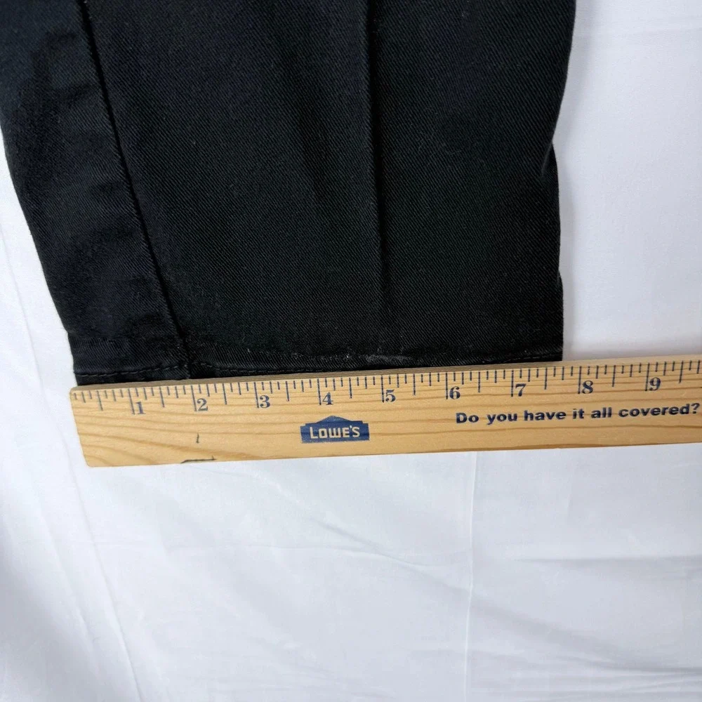 Levis 513‎ Slim Straight Jeans 34x32 Black Denim Gorpcore Minimalist Streetwear